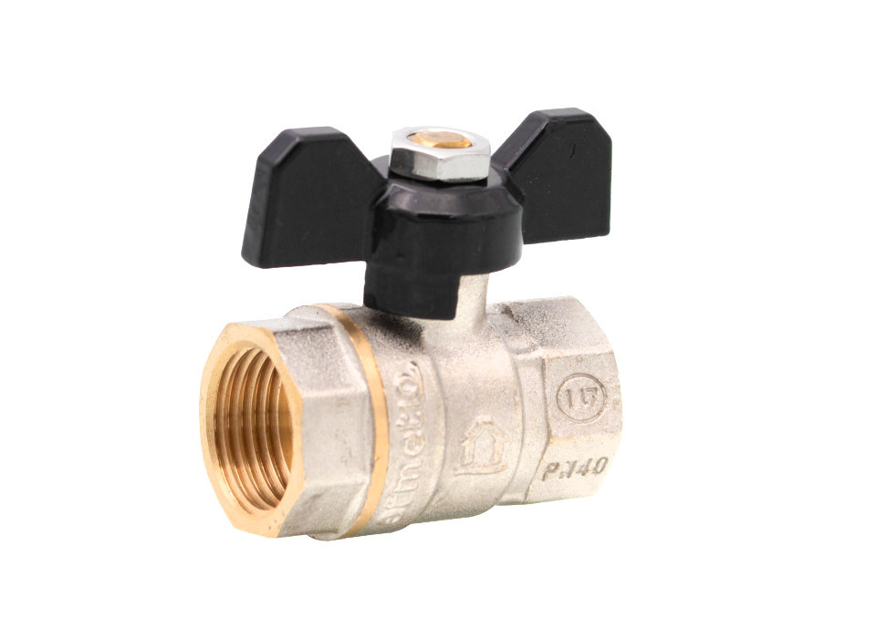 SCW617N sárgaréz golyóscsap pillangó kar 1/2