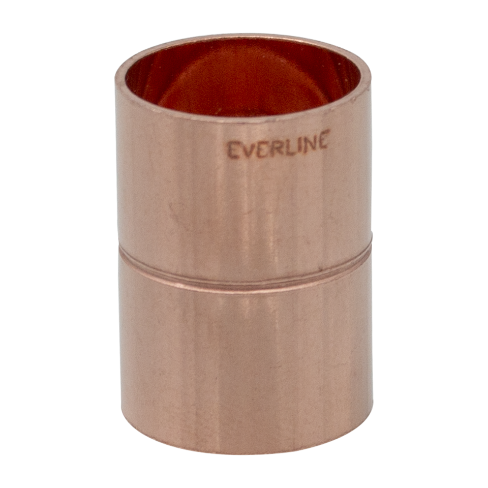 Copper equal straight coupling 15 FF