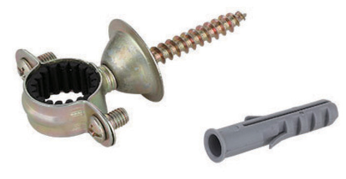 Pipe clamp with rubber 15