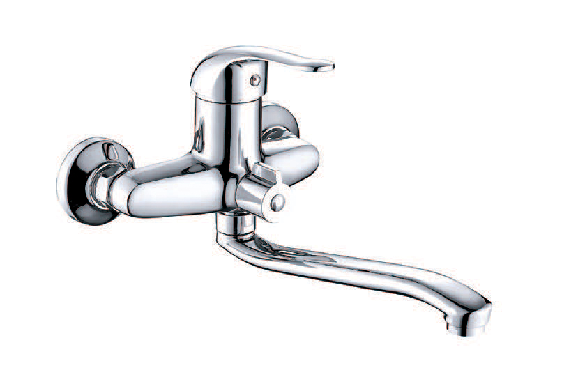 Vaňová batéria s otočným ramenom a ručnou sprchou