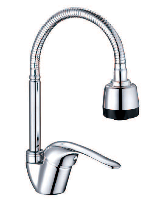 Kuchynská batéria s flexibilným ramenom
