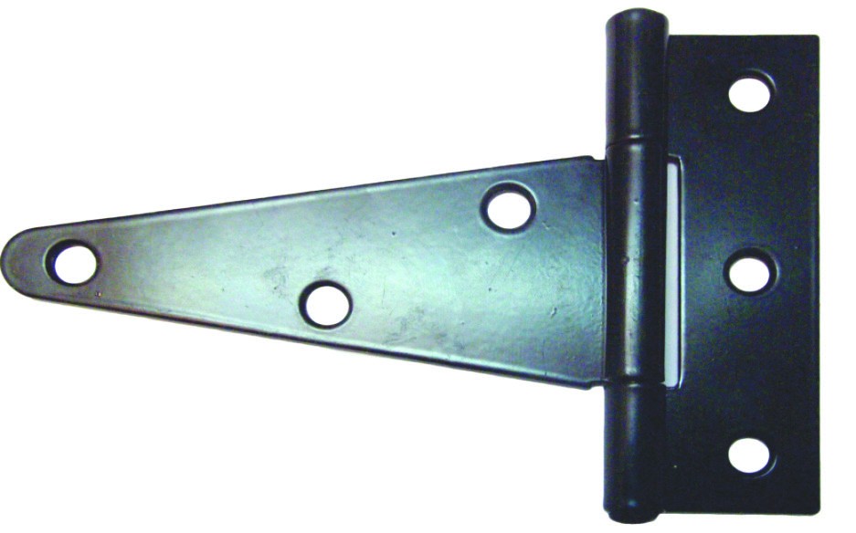 Zosilnený T-pánt čierny 100/4