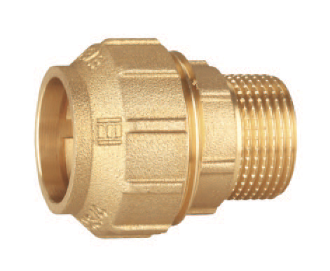 Male straight connector 20x*1/2