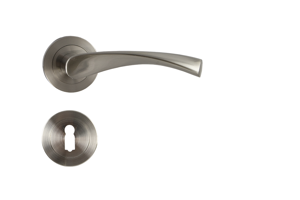 Kľučka typ pierko na kľúč NIKEL